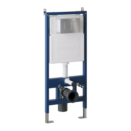 Клавиша смыва Grossman Classic 700.K31.04.12M.12M хром сатиновый